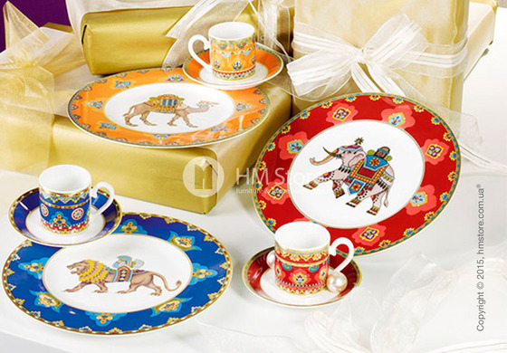 Чашка для эспрессо с блюдцем Villeroy & Boch коллекция Samarkand, Rubin Чашка для эспрессо с блюдцем Villeroy & Boch коллекция Samarkand, Rubin