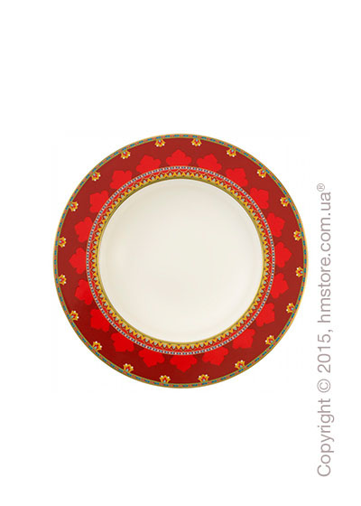 Тарелка столовая глубокая Villeroy & Boch коллекция Samarkand, Rubin