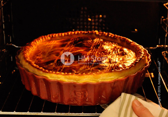 Форма для выпечки круглая 28 x 28 см Emile Henry Ovenware, Burgundy