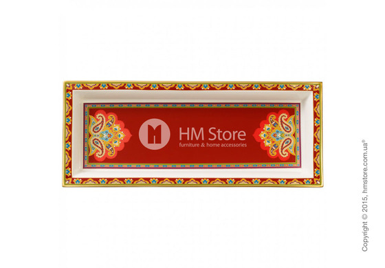 Тарелка Villeroy & Boch коллекция Samarkand, 25x10 см, Rubin