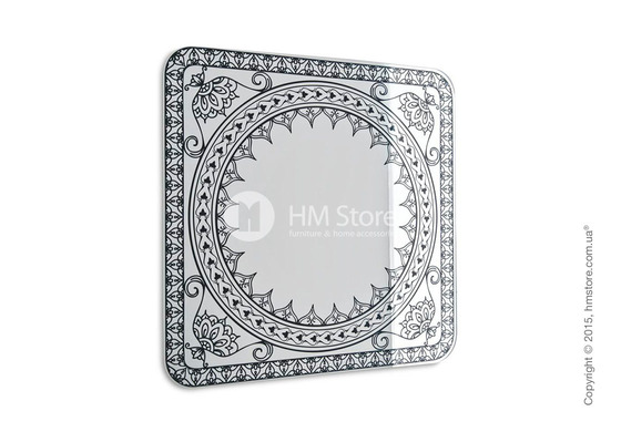 Зеркало Calligaris Damasco M, Screen print matt grey