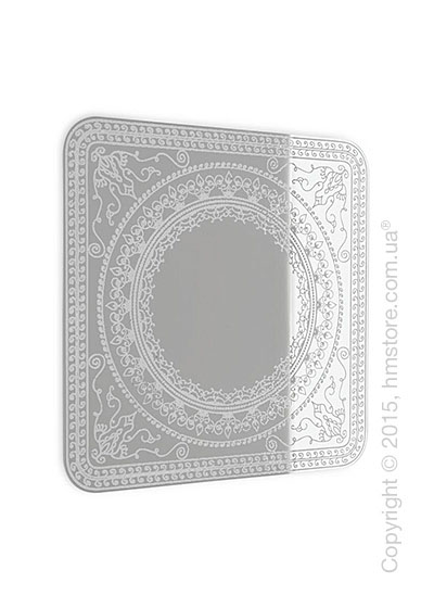 Зеркало Calligaris Damasco L, Screen print matt optic white