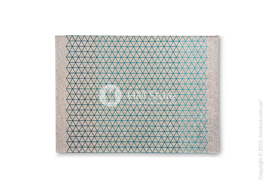 Ковер Calligaris Apotema S, Chenille and cotton, Sand and light blue