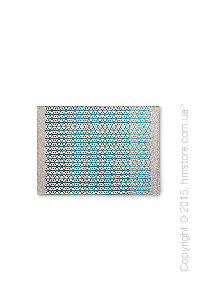 Ковер Calligaris Apotema S, Chenille and cotton, Sand and light blue