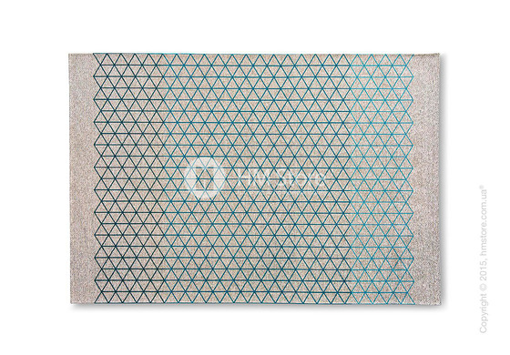 Ковер Calligaris Apotema M, Chenille and cotton, Sand and light blue