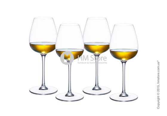 Набор бокалов для белого вина Villeroy & Boch коллекция Purismo 400 мл на 4 персоны