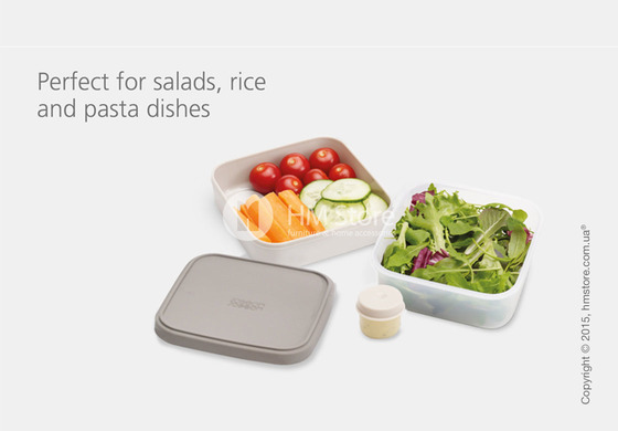 Контейнер для салата Joseph Joseph GoEat Space-saving Salad Box, Grey. Купить