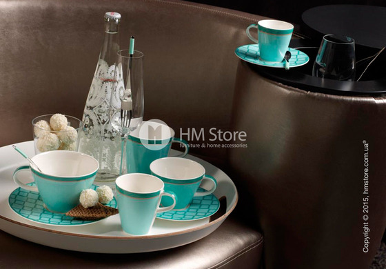 Чашка с блюдцем Villeroy & Boch коллекция Caffè Club Uni 390 мл, Peppermint Чашка с блюдцем Villeroy & Boch коллекция Caffè Club Uni 390 мл, Peppermint