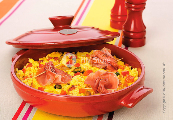 Кастрюля керамическая Emile Henry Cookware Flame 3,2 л, Burgundy