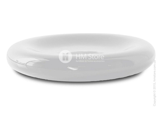 Настольная ваза Calligaris Donut, Ceramic glossy white
