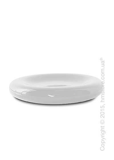 Настольная ваза Calligaris Donut, Ceramic glossy white