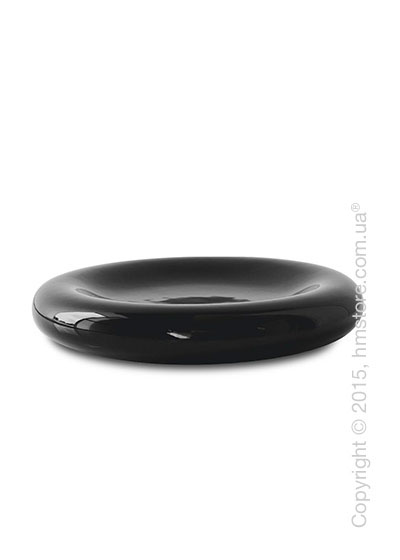 Настольная ваза Calligaris Donut, Ceramic glossy black