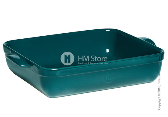 Форма для выпечки прямоугольная 35 х 25 см Emile Henry Ovenware, Blue Flame