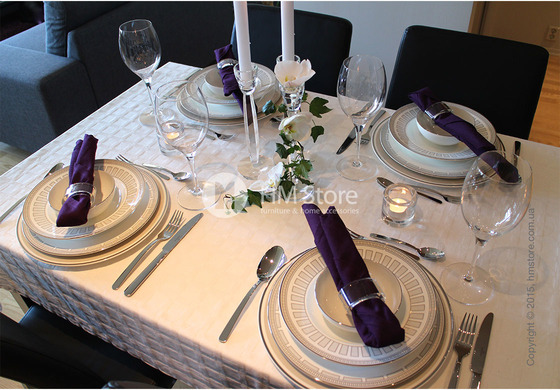 Набор фарфоровой посуды Villeroy & Boch коллекция La Classica Contura на 6 персон, 49 предметов