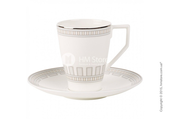 Чашка для эспрессо с блюдцем Villeroy & Boch коллекция La Classica Contura 210 мл Чашка для эспрессо с блюдцем Villeroy & Boch коллекция La Classica Contura 210 мл