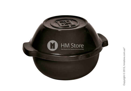 Горшок керамический для овощей Emile Henry Flame 3,5 л, Charcoal