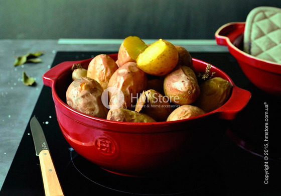 Горшок керамический для овощей Emile Henry Flame 3,5 л, Charcoal