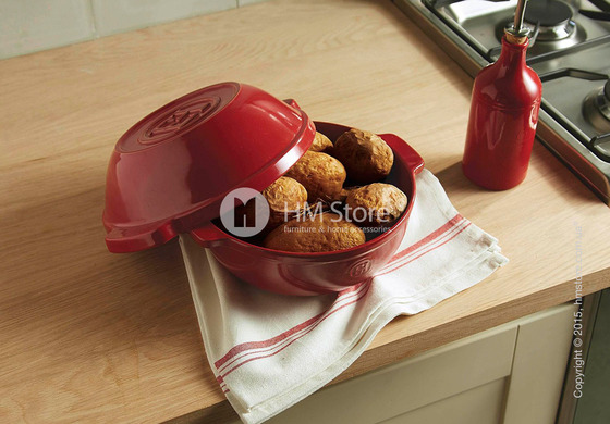 Горшок керамический для овощей Emile Henry Flame 3,5 л, Charcoal