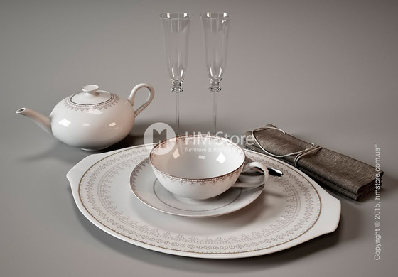 Чайный сервиз Villeroy & Boch коллекция White Lace на 6 персон, 14 предметов Чайный сервиз Villeroy & Boch коллекция White Lace на 6 персон, 14 предметов