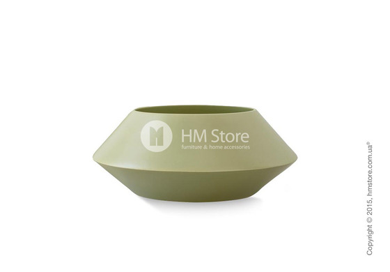 Ваза Calligaris Trio S, Ceramic matt olive green and light green Ваза Calligaris Trio S, Ceramic matt olive green and light green