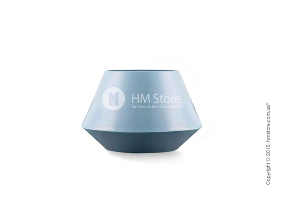 Ваза Calligaris Trio M, Ceramic glossy matt sky blue and pale blue