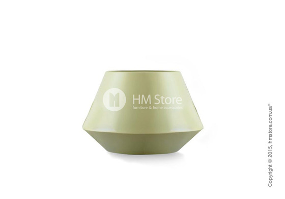 Ваза Calligaris Trio M, Ceramic matt olive green and light green