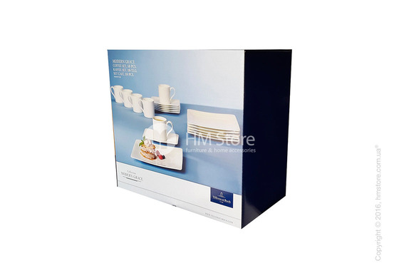 Кофейный сервиз Villeroy & Boch коллекция Modern Grace на 6 персон, 18 предметов