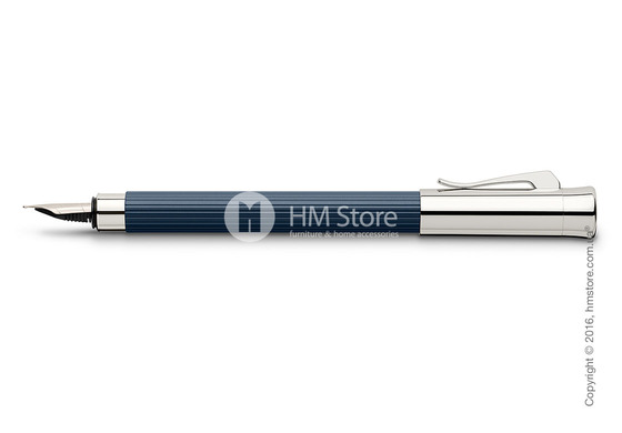 Ручка перьевая Graf von Faber-Castell серия Tamitio, коллекция Night Blue, Metal