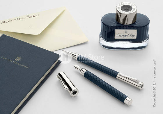 Ручка файнлайнер Graf von Faber-Castell серия Tamitio, коллекция Night Blue, Metal