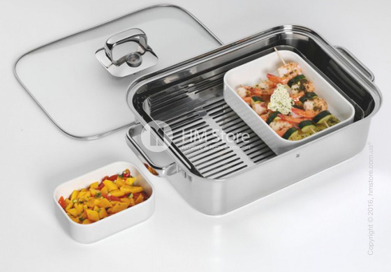 Кастрюля-пароварка WMF коллекция Vitalis Compact Aroma 3,5 л Кастрюля-пароварка WMF коллекция Vitalis Compact Aroma 3,5 л