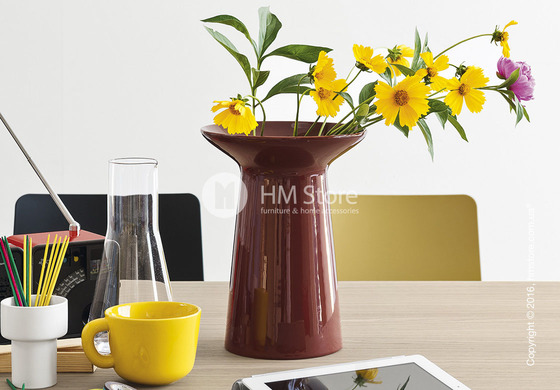 Ваза Calligaris Dafne, Ceramic glossy white Ваза Calligaris Dafne, Ceramic glossy white