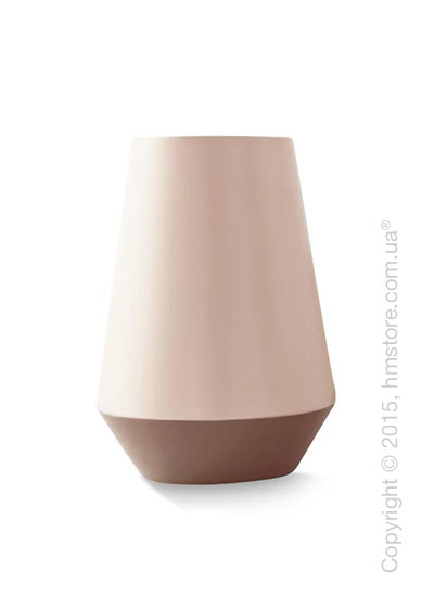 Ваза Calligaris Trio L, Ceramic glossy matt old rose and light pink