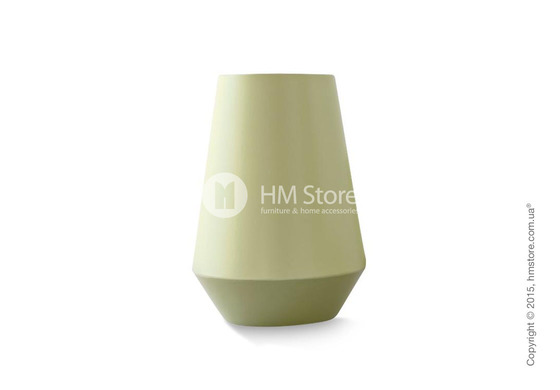 Ваза Calligaris Trio L, Ceramic glossy matt olive green and light green