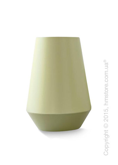 Ваза Calligaris Trio L, Ceramic glossy matt olive green and light green