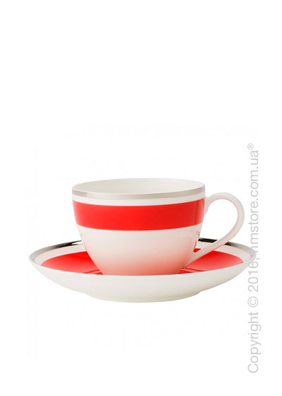 Чашка с блюдцем Villeroy & Boch коллекция Anmut My Color, Red Cherry