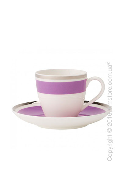 Чашка для эспрессо с блюдцем Villeroy & Boch коллекция Anmut My Color, Pink Rose