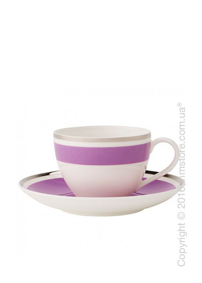 Чашка с блюдцем Villeroy & Boch коллекция Anmut My Color, Pink Rose