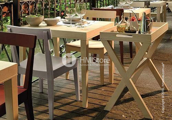 Сервировочный столик Сalligaris La Locanda, Solid wood walnut beech stained