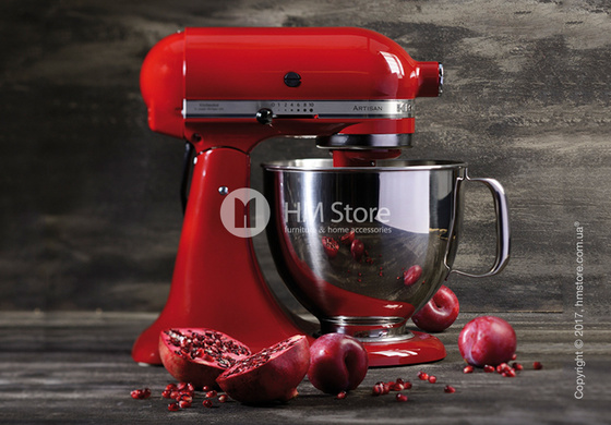 Планетарный миксер KitchenAid Artisan Series 5-Quart Tilt-Head Stand Mixer 4.8 л, Empire Red