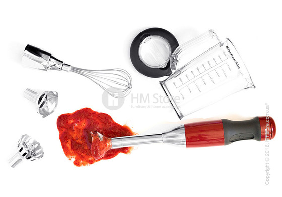Блендер погружной KitchenAid Stabmixer Handblender, Empire Red