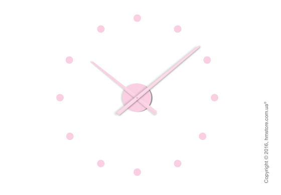 Часы настенные Nomon Oj Mini Wall Clock, Pink