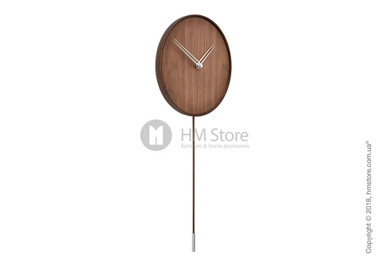 Часы настенные с маятником Nomon Swing, Steel