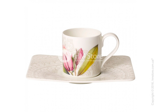 Набор чашек для эспрессо Villeroy & Boch коллекция Quinsai Garden на 2 персоны, 4 предмета