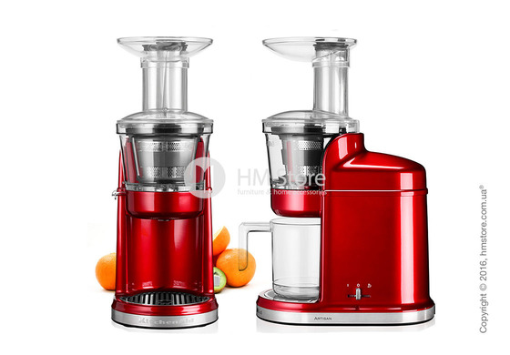 Шнековая соковыжималка KitchenAid Artisan Maximum Extraction Juicer, Candy Apple Red