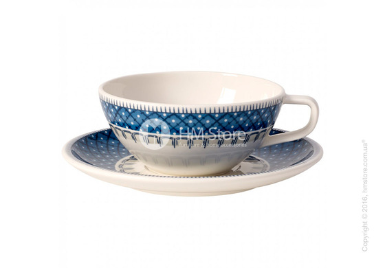 Чашка с блюдцем Villeroy & Boch коллекция Casale Blu 240 мл