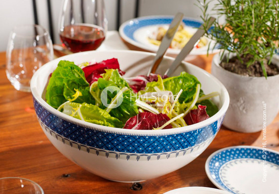 Салатница Villeroy & Boch коллекция Casale Blu, 28 см