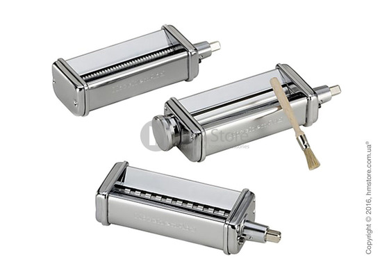 Набор роликовых ножей для пасты KitchenAid Pasta Rolle and Cutter Set, 3 предмета