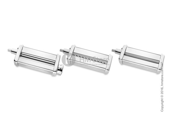 Набор роликовых ножей для пасты KitchenAid Pasta Rolle and Cutter Set, 3 предмета