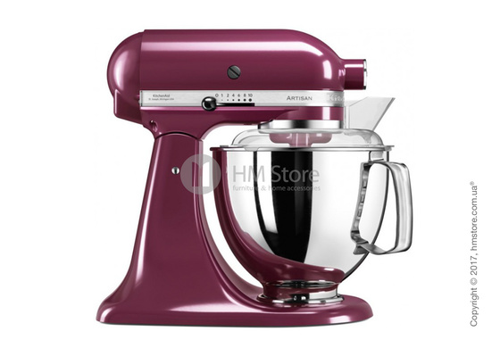 Планетарный миксер KitchenAid Artisan Series 5-Quart Tilt-Head Stand Mixer Plus Bowl 4.8 л, Boysenberry. Купить