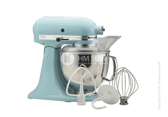 Планетарный миксер KitchenAid Artisan Series 5-Quart Tilt-Head Stand Mixer Plus Bowl 4.8 л Ice. Купить
